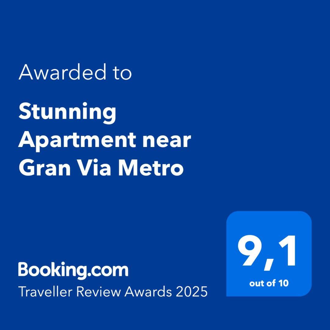 Stunning Apartment Near Gran Via Metro Madrid Exterior photo
